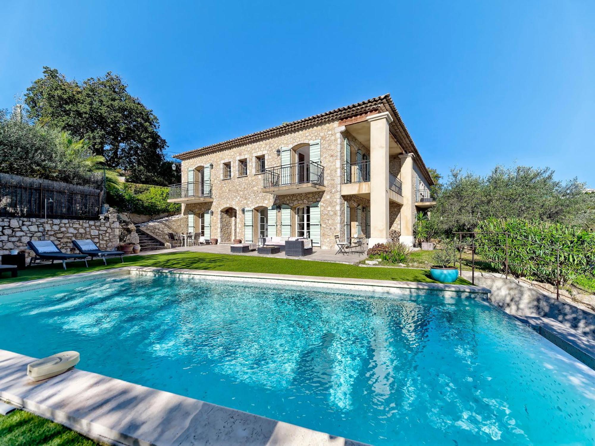Bastide D'Architecte En Pierre Villa Cagnes-sur-Mer Exteriör bild